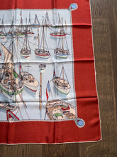 Load image into Gallery viewer, Hermes Silk Scarf «Mouillage» by Philippe Dauchez.