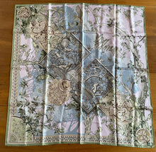 Load image into Gallery viewer, Limited Edition Hermes Silk Twill Scarf “Central Park Conservancy” by Laurence Bourthoumieux (Toutsy).