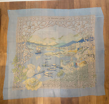 Load image into Gallery viewer, Hermes Silk Mousseline GM Shawl “Le Fleuve Sacre” by Catherine Baschet 140.