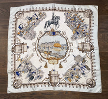 Load image into Gallery viewer, Hermes Silk Scarf «Le Pont Neuf à Paris» by Philippe Ledoux