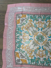 Load image into Gallery viewer, Hermes Silk Mousseline GM Shawl “Early America” by Françoise de la Perriere 140.