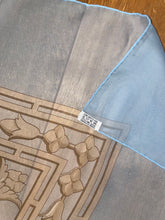 Load image into Gallery viewer, Hermes Silk Mousseline GM Shawl “Le Fleuve Sacre” by Catherine Baschet 140.
