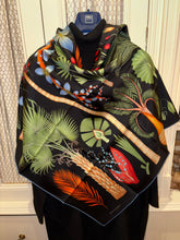 Load image into Gallery viewer, Hermes Silk Scarf “Index Palmarum” by Katie Scott.