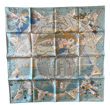 Load image into Gallery viewer, Hermes Silk Twill Scarf “Hermès Flagship” by Dimitri Rybaltchenko.