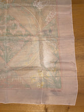 Load image into Gallery viewer, Hermes Silk Mousseline Scarf “Giverny” by Laurence Bourthoumieux.