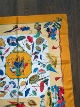 Load image into Gallery viewer, Limited edition Hermes Silk Twill Scarf “Ombrelles et Parapluies” for Citigroup Private Bank by Hubert de Watrigant.