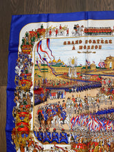 Load image into Gallery viewer, Hermes Silk Twill Scarf “Grande Cortege au Moscou” by Michel Duchene.