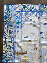 Load image into Gallery viewer, Limited edition Hermès Silk Scarf « Le Voyage De Pytheas » by Aline Honore