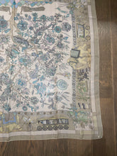 Load image into Gallery viewer, Hermes Silk Mousseline GM Shawl “Fantaisies indiennes” by Loïc Dubigeon 140.