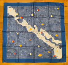 Load image into Gallery viewer, Hermes Silk Scarf “La Voie Lactee” (Milky Way) by Wladimir Kaminsky.