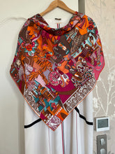 Load image into Gallery viewer, Hermes Silk Twill Scarf “Zabavushka" by Eugenia Miroshnichenko.