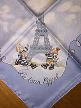 Load image into Gallery viewer, Hermes Silk Twill Scarf “Les Triples” by Nicole Lambert.