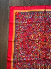 Load image into Gallery viewer, Limited Edition HERMES 100% SILK TWILL Scarf “Les Jardins D'Armenie” by Karen Petrossian for L’association Solidarite Protestante France-Armenia