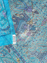 Load image into Gallery viewer, Hermes Silk Mousseline Shawl “Lalbhai” by Michel Duchene 140