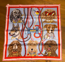 Load image into Gallery viewer, Hermes Vintage Silk Scarf “Jour de Casting” by Liz Stirling.