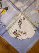 Load image into Gallery viewer, Hermes Silk Twill Scarf “Les Triples” by Nicole Lambert.