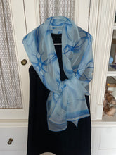 Load image into Gallery viewer, HERMES SILK Mousseline Stole “24 Faubourg” by Benoît-Pierre Emery.