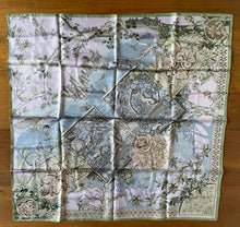 Load image into Gallery viewer, Limited Edition Hermes Silk Twill Scarf “Central Park Conservancy” by Laurence Bourthoumieux (Toutsy).