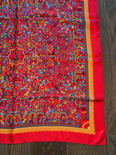 Load image into Gallery viewer, Limited Edition HERMES 100% SILK TWILL Scarf “Les Jardins D'Armenie” by Karen Petrossian for L’association Solidarite Protestante France-Armenia