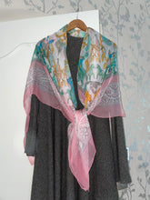 Load image into Gallery viewer, Hermes Silk Mousseline GM Shawl “Early America” by Françoise de la Perriere 140.