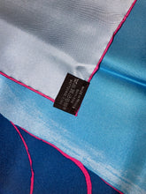 Load image into Gallery viewer, Limited Edition Hermes Silk Twill Scarf “Au Bout Du Monde” by Antoine Carbonne in support of Action of Addiction.