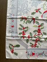 Load image into Gallery viewer, Limited Edition Hermes Silk Scarf “Neige d’Antan” Megeve by Cathy Latham.