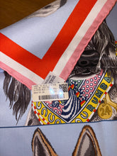 Load image into Gallery viewer, Hermes Vintage Silk Scarf “Jour de Casting” by Liz Stirling.