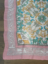 Load image into Gallery viewer, Hermes Silk Mousseline GM Shawl “Early America” by Françoise de la Perriere 140.