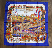 Load image into Gallery viewer, Hermes Silk Twill Scarf “Grande Cortege au Moscou” by Michel Duchene.
