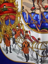 Load image into Gallery viewer, Hermes Silk Twill Scarf “Grande Cortege au Moscou” by Michel Duchene.