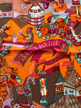 Load image into Gallery viewer, Hermes Silk Twill Scarf “Zabavushka" by Eugenia Miroshnichenko.