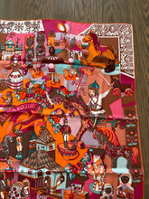 Load image into Gallery viewer, Hermes Silk Twill Scarf “Zabavushka" by Eugenia Miroshnichenko.