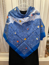 Load image into Gallery viewer, Hermes Silk Scarf “La Voie Lactee” (Milky Way) by Wladimir Kaminsky.