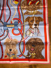 Load image into Gallery viewer, Hermes Vintage Silk Scarf “Jour de Casting” by Liz Stirling.