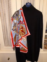 Load image into Gallery viewer, Hermes Vintage Silk Scarf “Jour de Casting” by Liz Stirling.