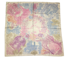 Load image into Gallery viewer, Hermes Silk Twill Scarf “Le Jardin de Leila” by Francois Houtin.