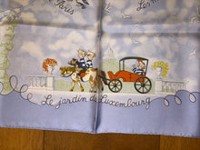 Load image into Gallery viewer, Hermes Silk Twill Scarf “Les Triples” by Nicole Lambert.