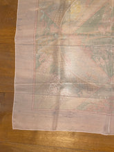 Load image into Gallery viewer, Hermes Silk Mousseline Scarf “Giverny” by Laurence Bourthoumieux.