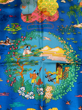 Load image into Gallery viewer, HERMES 100% SILK TWILL Scarf « Ballade de Heian » by Natsuno Hidaka.