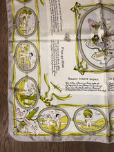 Load image into Gallery viewer, Hermes Silk Scarf «Par Tout Amour» by Hugo Grygkar.