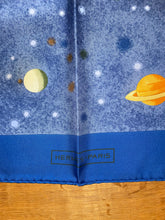 Load image into Gallery viewer, Hermes Silk Scarf “La Voie Lactee” (Milky Way) by Wladimir Kaminsky.