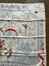 Load image into Gallery viewer, Limited Edition Hermes Silk Scarf “Neige d’Antan” Megeve by Cathy Latham.