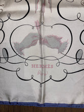 Load image into Gallery viewer, Hermes Silk Scarf «L'ART D'ECRIRE» by Maurice Tranchant.
