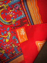 Load image into Gallery viewer, Limited Edition HERMES 100% SILK TWILL Scarf “Les Jardins D'Armenie” by Karen Petrossian for L’association Solidarite Protestante France-Armenia
