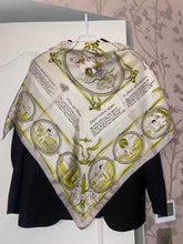 Load image into Gallery viewer, Hermes Silk Scarf «Par Tout Amour» by Hugo Grygkar.
