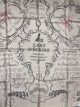 Load image into Gallery viewer, Hermes Silk Scarf «L'ART D'ECRIRE» by Maurice Tranchant.