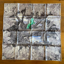 Load image into Gallery viewer, Hermes Silk Twill Scarf “La Vallee de Cristal” by Ugo Bienvenu.