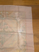 Load image into Gallery viewer, Hermes Silk Mousseline Scarf “Giverny” by Laurence Bourthoumieux.