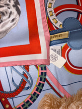 Load image into Gallery viewer, Hermes Vintage Silk Scarf “Jour de Casting” by Liz Stirling.