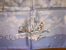 Load image into Gallery viewer, Hermes Silk Twill Scarf “Les Triples” by Nicole Lambert.